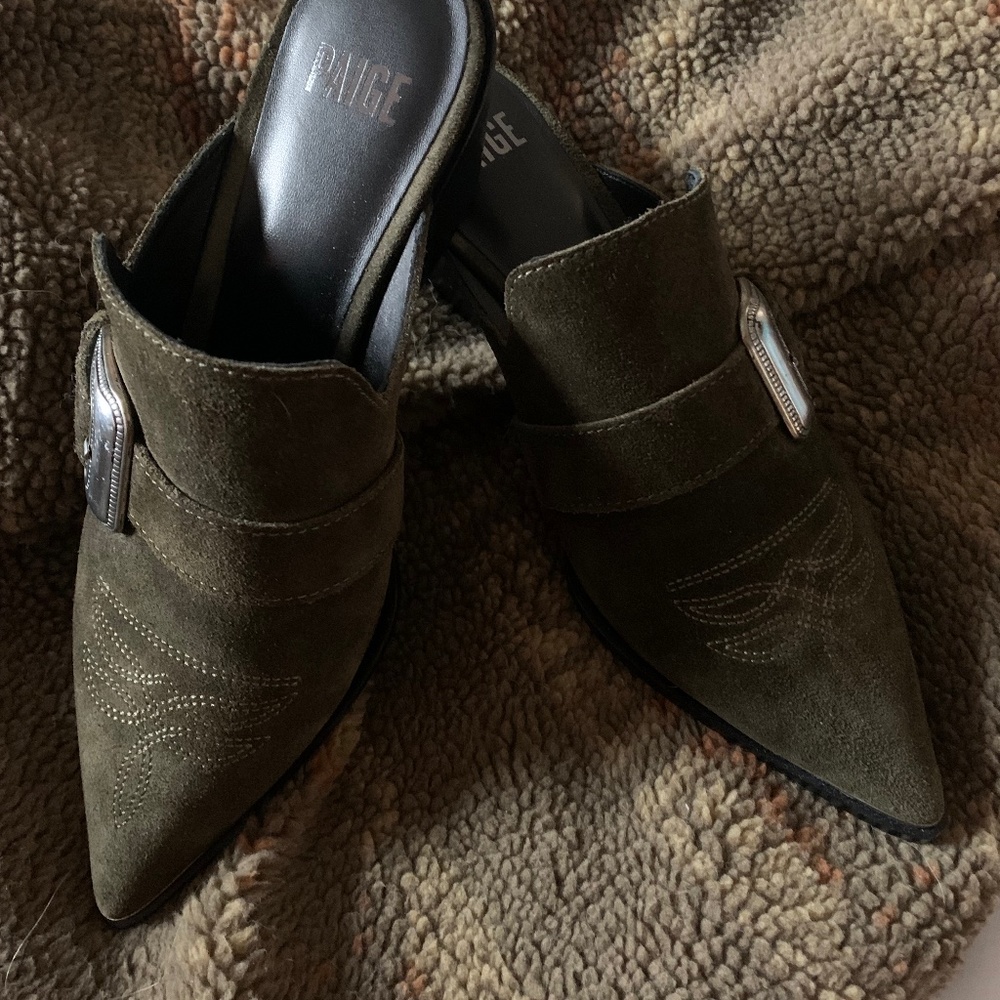 PAIGE Kensington Suede Mule